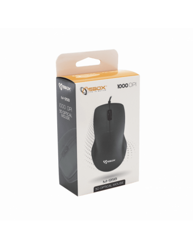 Souris optique S-BOX M-958 - Noir