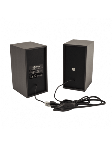 Haut-Parleur 2.0 en Bois SBOX SP-649...