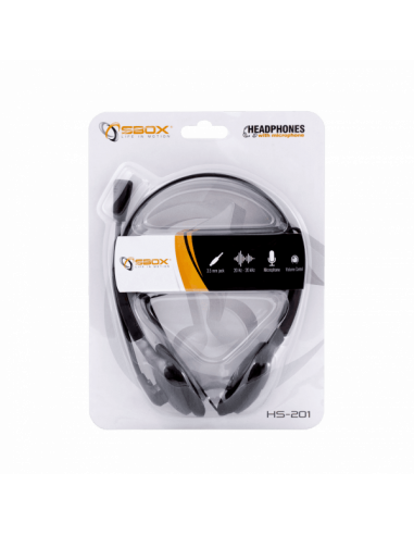Micro Casque SBOX HS-201 - Noir