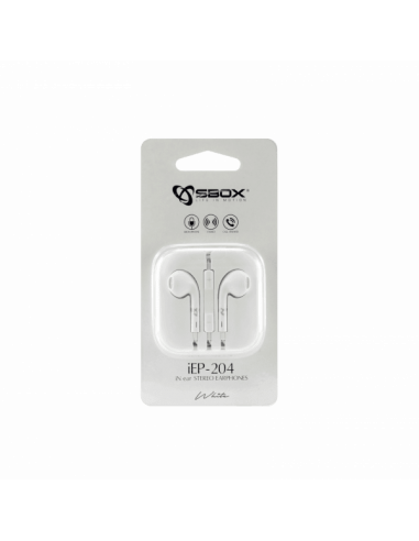 Écouteur avec microphone SBOX IEP-204...