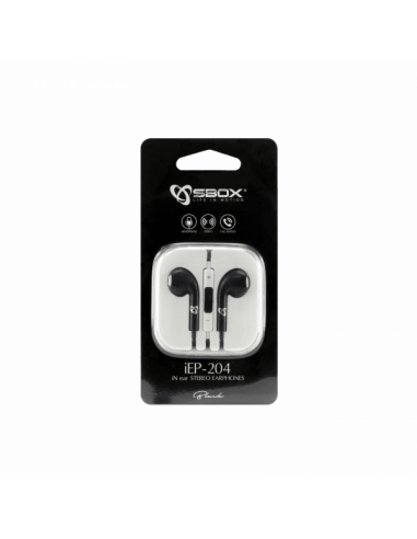 Écouteur avec microphone SBOX IEP-204...