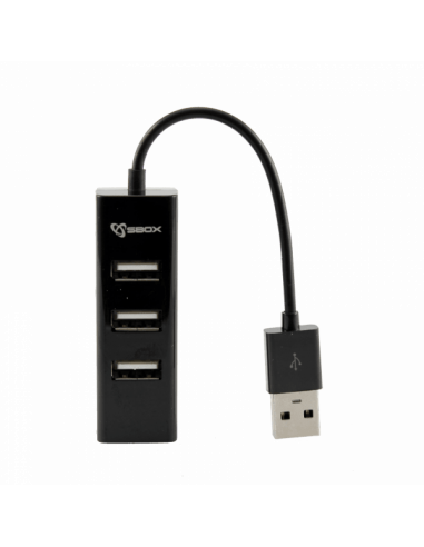 Hub SBOX USB 2.0 4 Ports H-204 - Noir