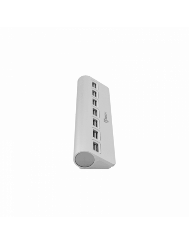 Hub SBOX  USB 7 Ports  H-207 - Blanc