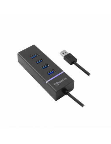 HUB USB 3.0 SBOX H-304 - Noir