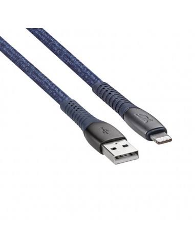 CABLE LIGHTNING MFI EMBOUT ROTATIF 1M20 BLANC : ascendeo grossiste
