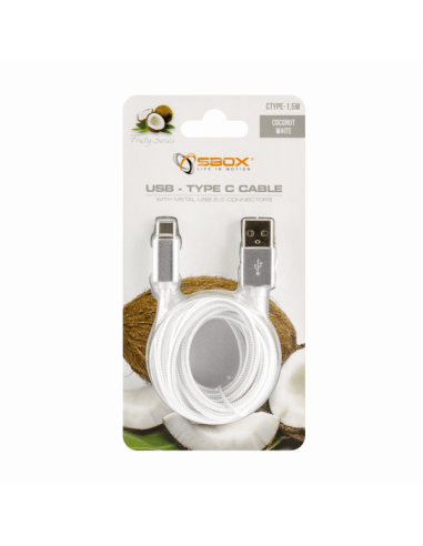 Câble USB SBOX Vers Type-C 1.5M...