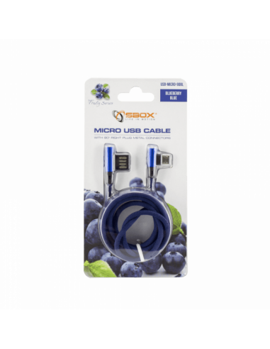 Câble Sbox USB Vers Micro USB 90 M/M...