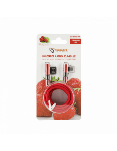 Câble Sbox USB Vers Micro USB 90 M/M...