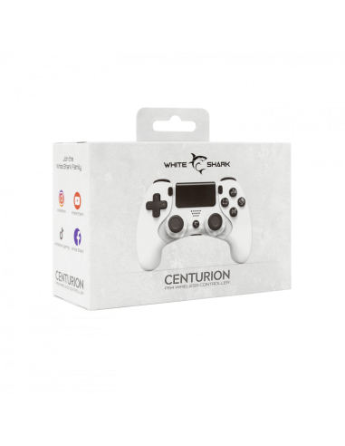 Manette de Jeu Sans Fil WHITE SHARK...