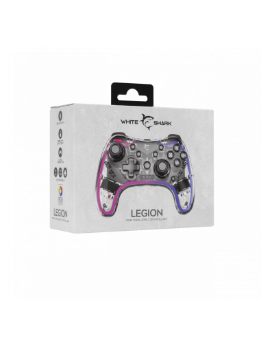 MANETTE DE JEU SANS FIL WHITE SHARK...