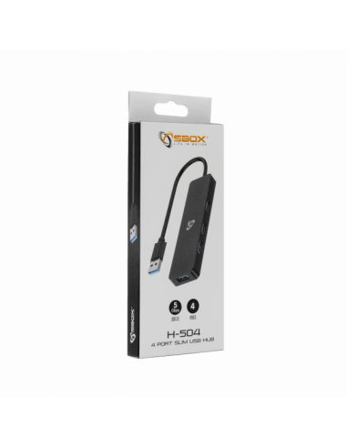 Hub USB 4 ports SBOX H-504