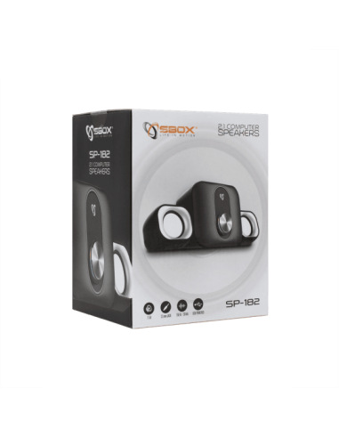 Haut Parleur  SP-182 stéréo 2.1 - noir