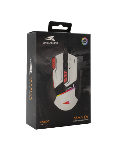 Souris Gaming MANTA White -BGM-042W