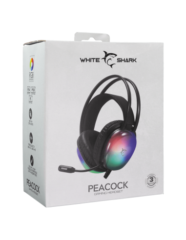 Micro Casque Gamer PEACOCK GH-2444BLK