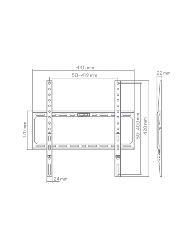 Support pour TV SBOX Budget / 32"...