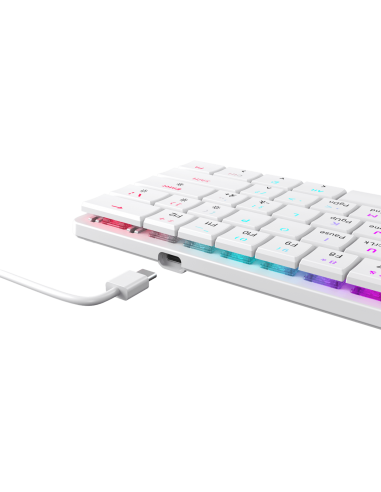 Clavier Gamer WhiteShark Nagamaki Red...