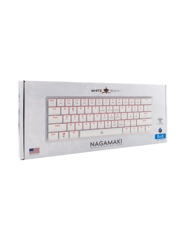 Clavier Gamer WhiteShark Nagamaki Red...