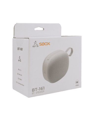BLUETOOTH Haut-parleur SBOX BT-161 Blanc