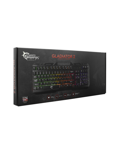 Clavier Gamer WHITE SHARK GLADIATOR-2...