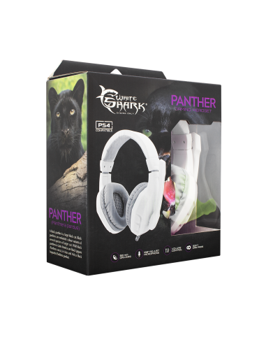 Micro casque Gamer WHITE SHARK...