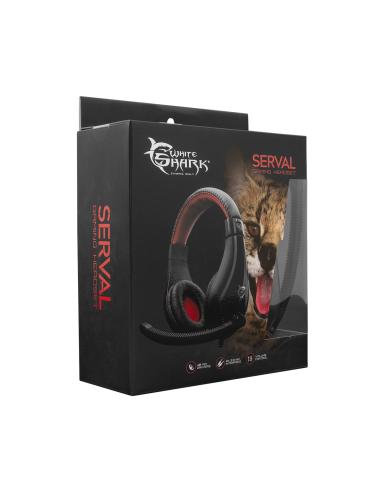 Micro Casque Gamer WHITE SHARK SERVAL...