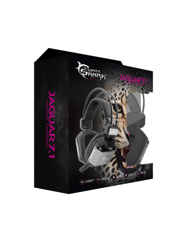 Micro casque Gamer WHITE SHARK JAGUAR...